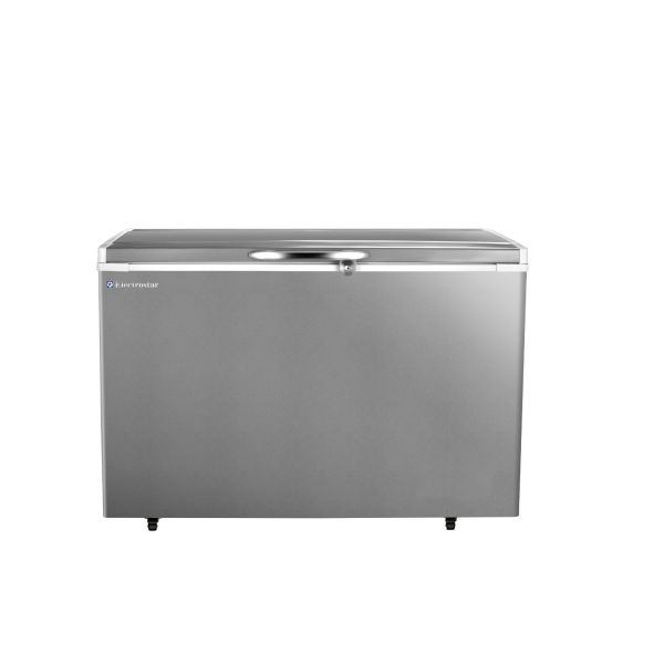 ديب فريزر أفقي ES300ST الكتروستار، 300 لتر - فضي
