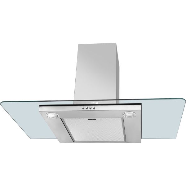 شفاط بلت ان تربو اير، 90 سم، SEMPIONE IX/F/90/SS/PB/LX - فضي