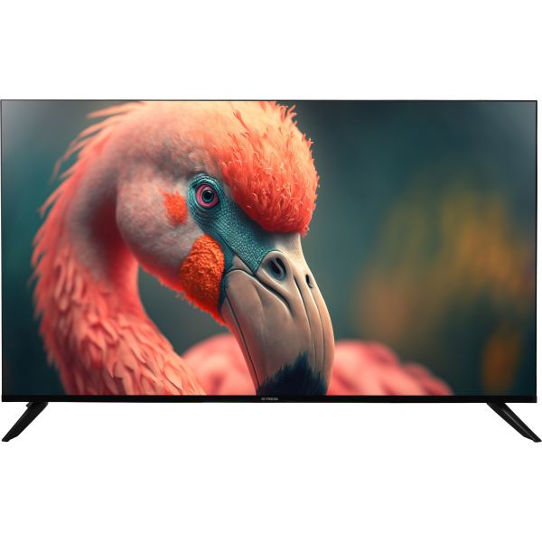 تلفزيون سمارت فريش، 50 بوصة، QLED، بدون أطار، ريموت يدعم خاصيه الاوامر الصوتيه، حامل حائط هديه، 50MFQ433G - اسود