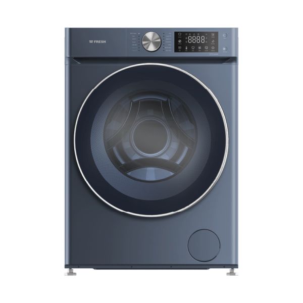 غسالة ملابس أوتوماتيك فريش، 8 كجم، انفرتر، 1200 لفة، W8DD1255G2OB - ازرق