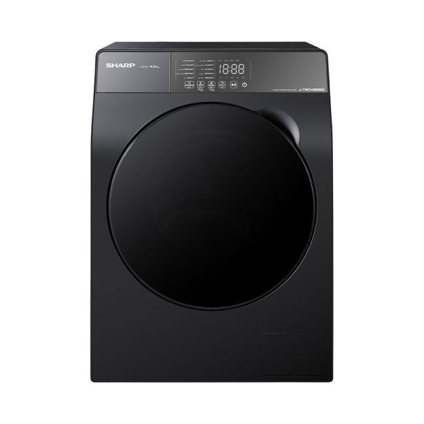 غسالة ملابس K-PRO فول أوتوماتيك شارب، 8.5 كجم، انفرتر، ES-FS852KLE-G - رمادي داكن