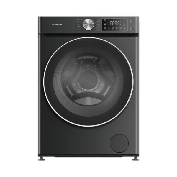 غسالة ملابس أوتوماتيك فريش، 8 كجم، انفرتر، 1200 لفة، W8DD1255G2BL - اسود