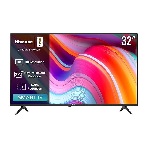 تلفزيون سمارت هايسنس ، 32 بوصة ، LED، HD ، 32A4K - اسود