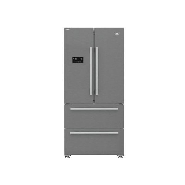 ثلاجة نوفروست بيكو, 539 لتر, متعددة الابواب, GNE60500X - فضي