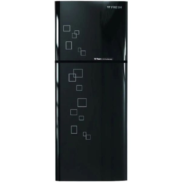 ثلاجة نوفروست فريش، 2 باب، 397 لتر، FNT-MR470YGQMI - اسود