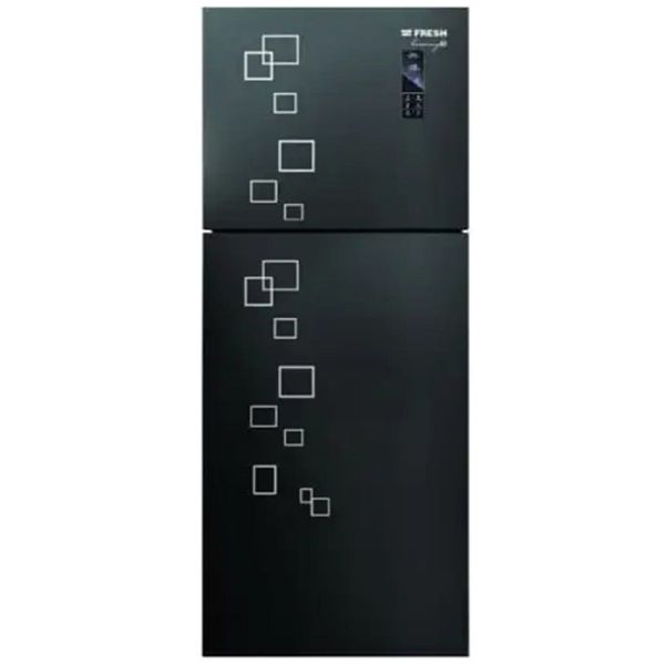 ثلاجة نوفروست فريش، 436 لتر، 2 باب، ديجيتال، FNT-MR580YGB - اسود
