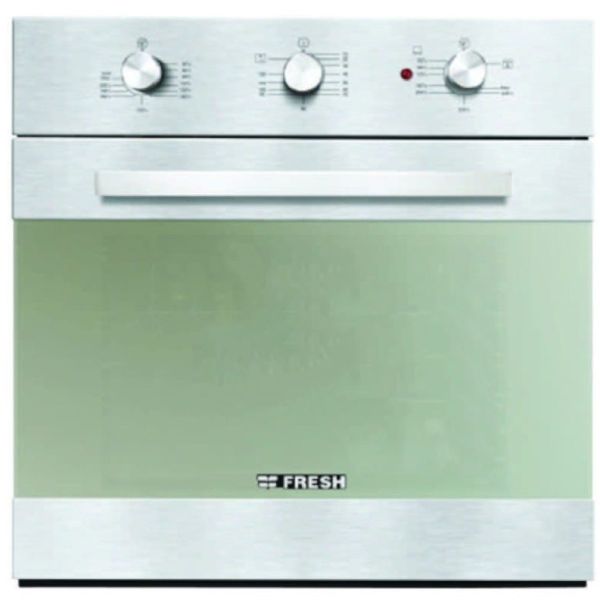 فرن بلت أن فريش، 60 سم، غاز، شواية كهربائية، باب هيدروليك، GEOFR60CMS-9651 - فضى