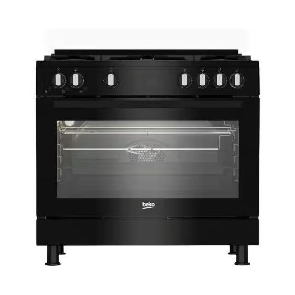 بوتاجاز غاز بيكو، 5 شعلة، 60×90 سم، GGR 15115 DX NB - اسود