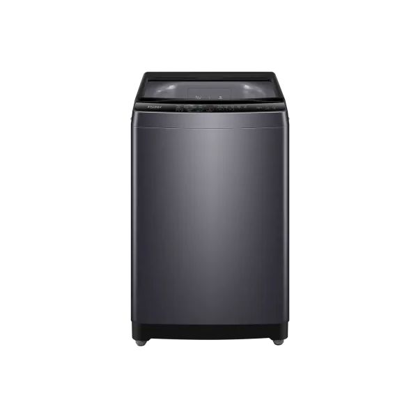 غسالة ملابس تحميل علوي هاير، 10 كجم، HWM100-316S8 - فضي غامق