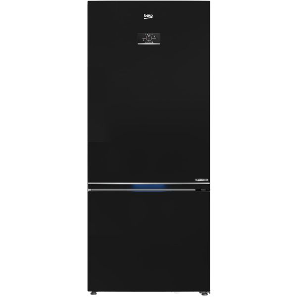 ثلاجه بيكو نوفروست 509 لتر، شاشة ديجيتال تاتش، انفرتر، RCNE590E35ZXP3 - اسود