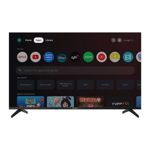 تلفزيون سمارت تورنيدو، 32 بوصة، HD، LED، بدون فريم، ريسيفر داخلي، 32EA6500E - اسود