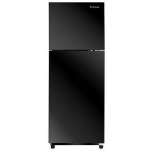 Electrostar LR430NGSOO No Frost Refrigerator, 430 litres, freezer on top, 2 doors, glass door - Black