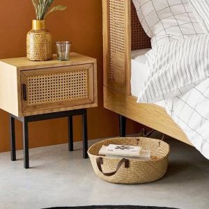 Counter Wood Modern Commode,50x40x30 cm -Light wooden