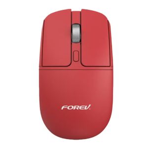 Forev FV-386 Wireless Mouse, 4 Keys, 2.4GHz, 10m Range - Red