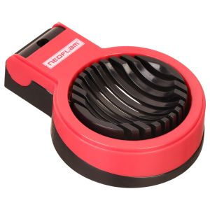 Neoflam Stainless Steel Egg Slicer, 12 cm - Black Red
