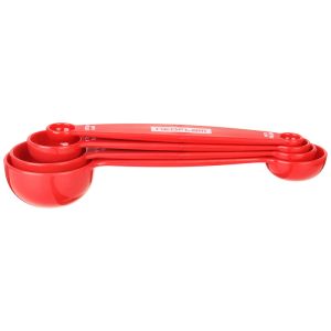 Neoflam Plastic Measuring, Set, 4 Pieces - Red