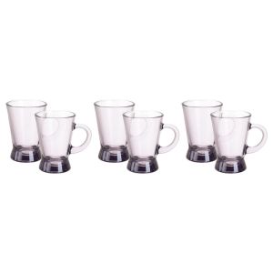 Pasabahce Glass Mug Set, 6 Pieces, 180 ml
