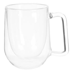 Glass Mug, 10 cm - Clear