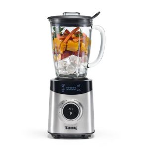 Tank YB-S09 Electric Blender, 1.8 Liter, Digital Display, 1500 Watts - Silver Black