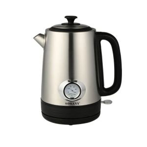 Sokany SK-09026 Electric Kettle, 1.7L, 3000W - Silver