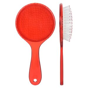Round Plastic Hair Brush, 22x10.5 cm