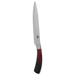Kingsta Stainless Steel Knife, 9 Inch - Silver Red
