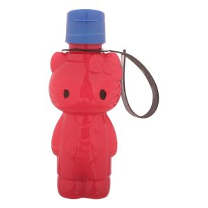 Max Plast Plastic Water Bottle Kitty shape with Squeeze Cap, 620 ml