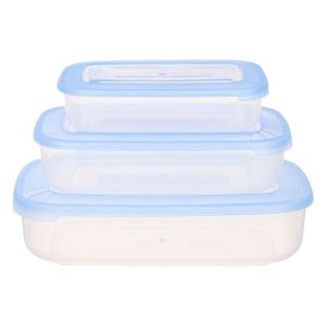 Winner Plast Oval Refrigerator Box Set, 3 Pieces