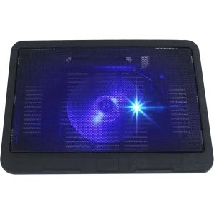 Gamma GT-79 Laptop Cooling Fan, 17 Inch, 1 Fan, USB, Lighting - Black