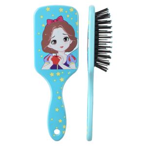 Rectangular Plastic Hair Brush, 18×6 cm - Multicolor