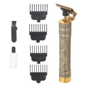Sokany Sk-Lf-9967 Beard Trimmer, 4 Comb, 5 Watt - Gold