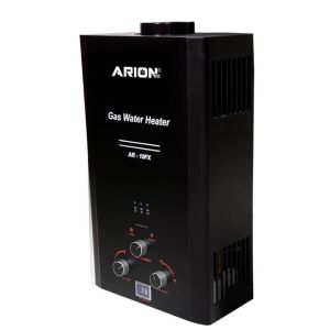 Arion AR-10FX-Black Gas Heater With Chimney, 10 Liters - Black