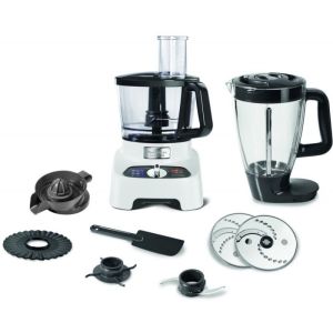 Moulinex FP823125 Mini Food Processor, 1000 watt - White