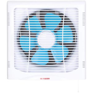 Fresh Wall Exhaust Fan, 25 cm, One Direction - Blue White
