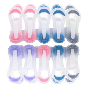 Rienamora Silicone Clips Set, 10 Pieces - Multicolor
