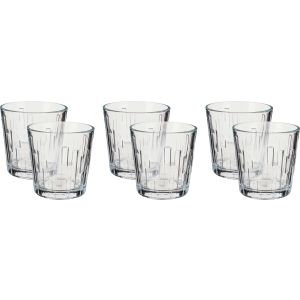 Pasabahce Glass Cup Set, 6 Pieces, 300 ml - Clear
