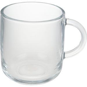 Glass Tea Mug, 8 cm - Clear