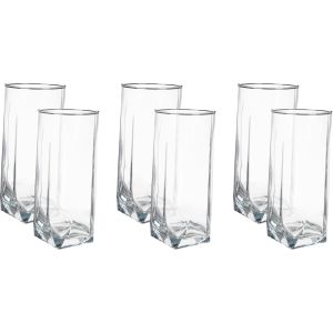Lav Glass Shop Set, 6 Pieces, 330 ml - Clear