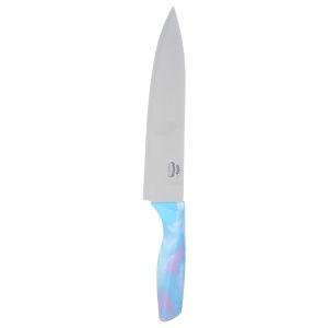 Rocky Stainless Steel kitchen Knife with Plastic Handle, 8 Inch - Multicolor