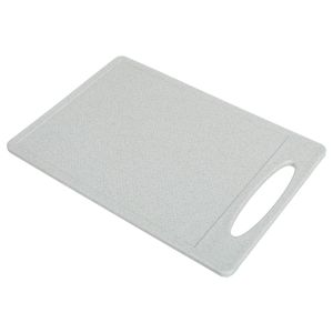 Rocky Granite Rectangular Plastic Cutting Board, 20×29 cm - Beige