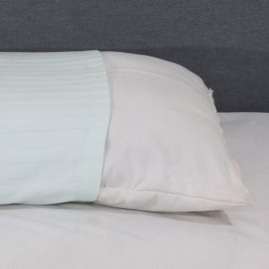 كيس مخدة سرير قطن محلة، 45×120 سم - اخضر فاتح