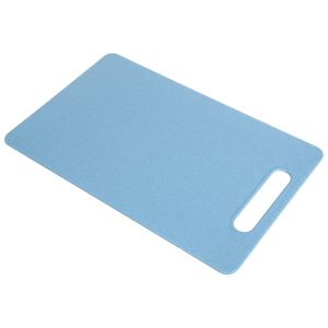 Rocky Granite Rectangular Plastic Cutting Board, 20×32 cm - Light Blue