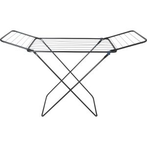 Sara Metal Clothes Rack, 133×52 cm - Black