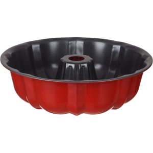 Falmer Round Teflon Cake Pan, 24 cm - Red