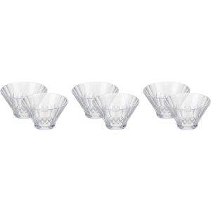 Pasabahce Glass Bowl Set, 6 Pieces, 124 ml - Clear