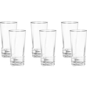 Lav Glass Shop Set, 6 Pieces, 335 ml - Clear