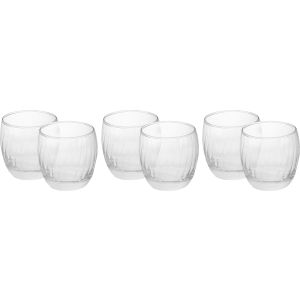 Pasabahce Glass Juice Cup Set, 6 Pieces, 340 ml - Clear