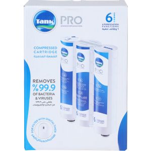 Tank Pro Filter Candle Pack, 3×1, 6 Function - White
