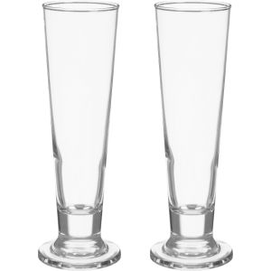 Ocean Glass Juice Cup Set, 2 Pieces, 420 ml - Clear