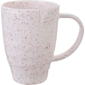 Bright Designs Melamine Mug With Handle, 150 Ml - White Red